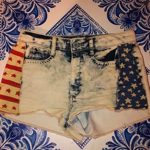Mossimo Red Blue Stars Shorts size 7